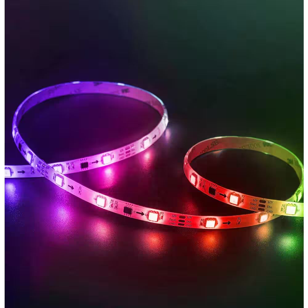 15 Ft. Plug-In Smart Remote Controlled Integrated LED Color Changing Strip Light (1-Strip)