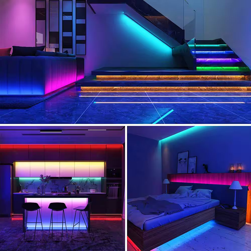 15 Ft. Plug-In Smart Remote Controlled Integrated LED Color Changing Strip Light (1-Strip)