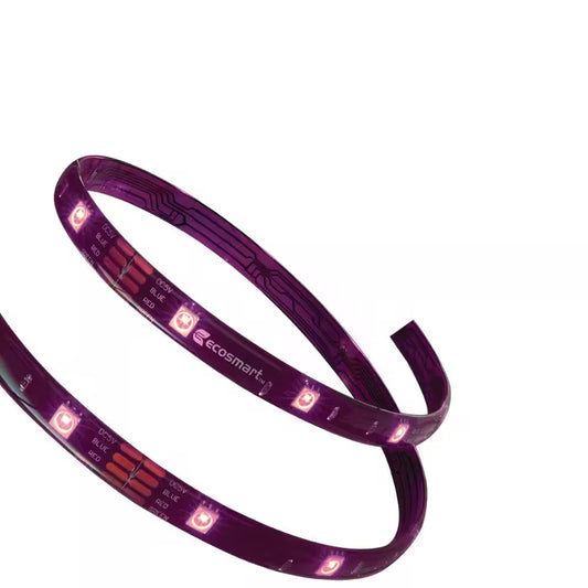 16.4 Ft. RGB Color Changing Dimmable USB Powered LED Strip Light with Remote Control