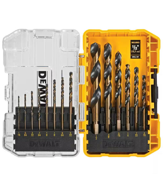 DeWalt Black&Gold Drill Bit Set 14 Pieces - Best Value!
