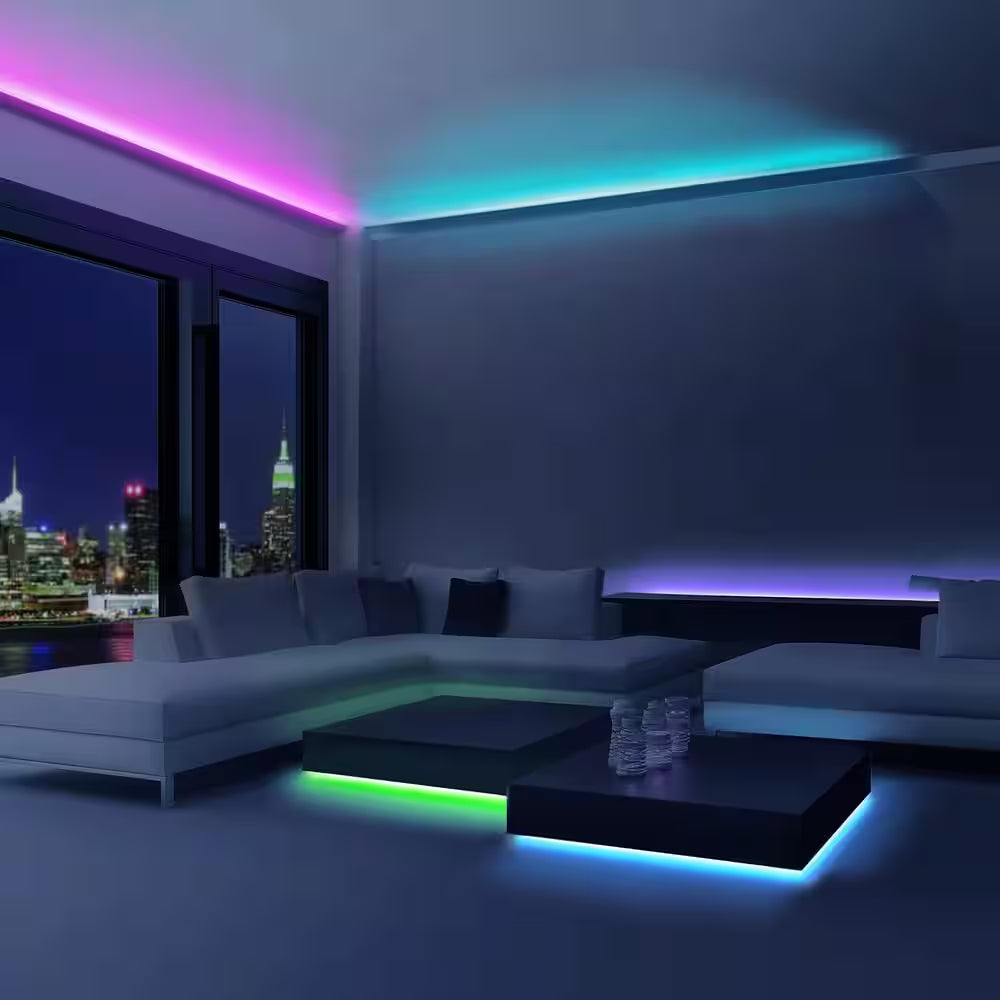 15 Ft. Plug-In Smart Remote Controlled Integrated LED Color Changing Strip Light (1-Strip)